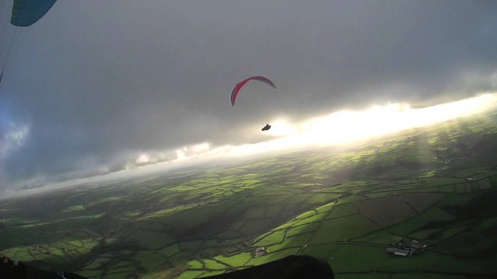 Thermals on the north coast of Devon – 74 km (Cornwall)