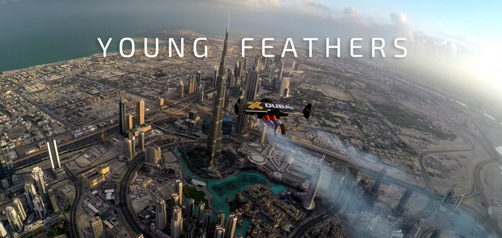 Human turns super-jet above Dubai skyline
