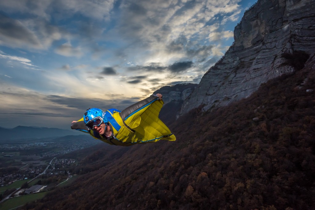 BASE jumps and flash bulbs for photograher Tristan Shu