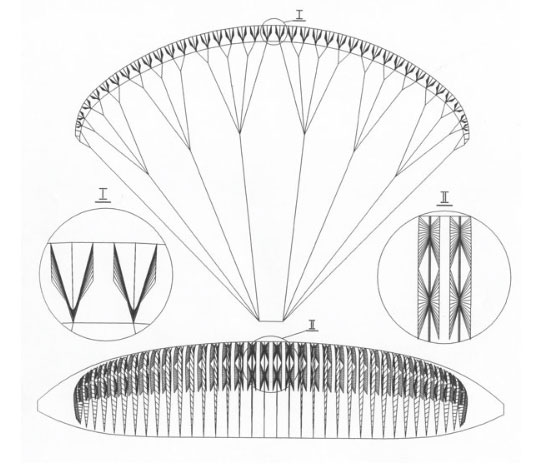 paraglider wing