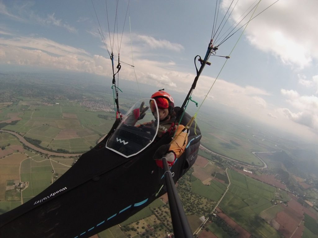 Cockpit windshield made on Woody Valley XRated 7 by Richard Gallon