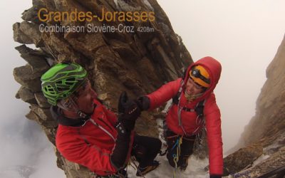 Les grandes Jorasses avec Fred Souchon