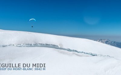 Vol de l’Aiguille de Midi vers les Aravis et Fiz avec Fred (80 km)