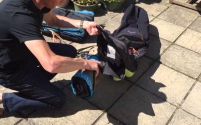 Comment faire un pliage très compact du sac de transport parapente?
