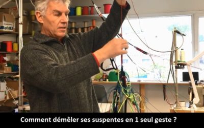 démêler suspentes parapente