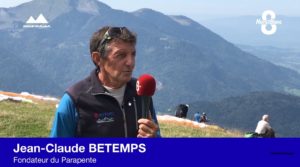 Jean-Claude Betemps interrogé au berceau du parapente par “8 Mont-Blanc”