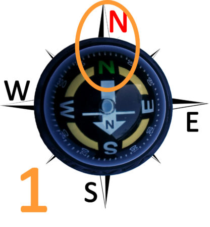 Compas boussole parapente Chouka facile à fixer (cockpit ou cuisse)