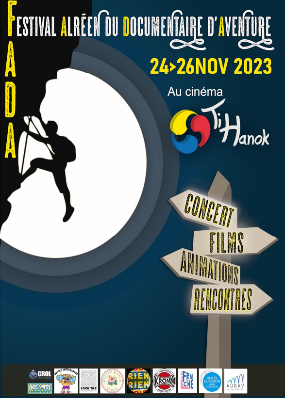 Fada Auray 2023 festival alréen du documentaire d'aventure