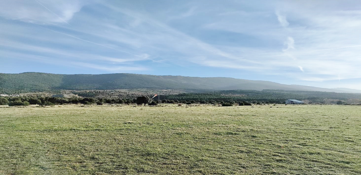 séjour parapente Espagne - atterrissage du site d'Arcones