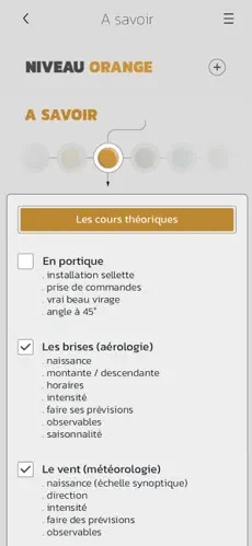 appli vol parapente travailler les exercices