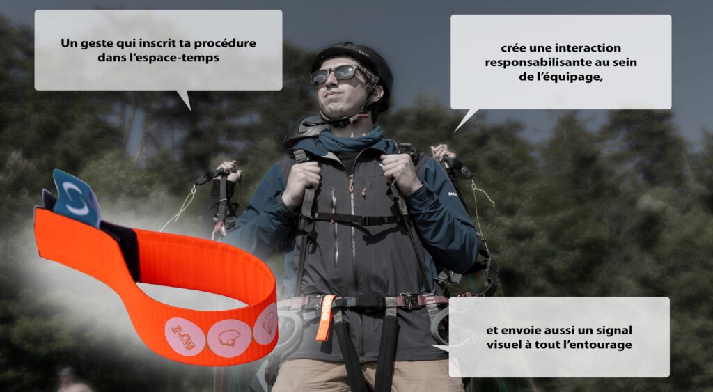 sangle de confiance anti-oubli d'attache