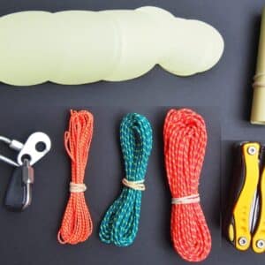 Kit de réparation pour parapentiste averti (ripstop; maillons; suspentes)