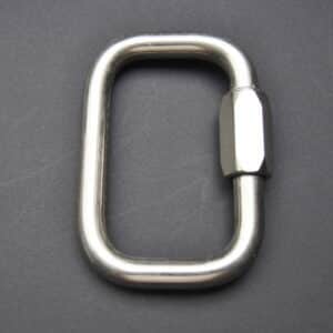 Maillon rapide carré inox PEGUET - diamètre 10 mm