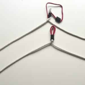 Ecarteurs dyneema biplace NERVURES avec connecteurs intégrés