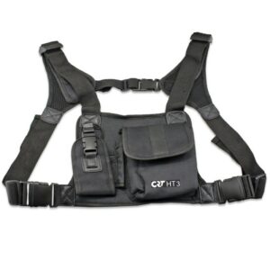 Harnais radio HOLSTER HT 3 avec grande poche pour kit secours