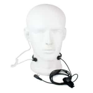 Laryngophone CRT LIG commande PTT au doigt