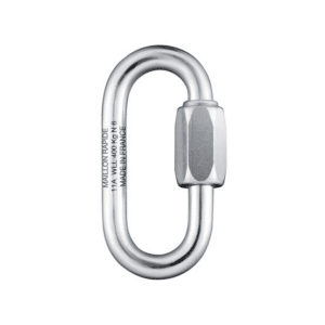Maillon rapide ovale 6 mm | liaison secours pour élévateurs dyneema