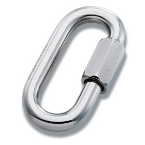 Maillon rapide ovale 7 mm | liaison secours pour élévateurs dyneema