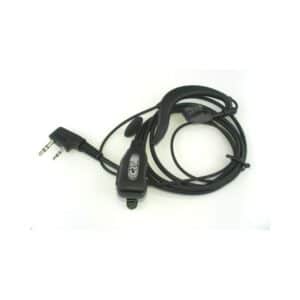 Oreillette avec micro cravate CRT PRO K pour radios CRT