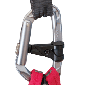 Mousqueton Edelrid Pure Slider très léger avec doigt anti-twist (50g)