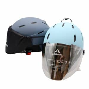casques altitude eyewear kaze dark grey et grey blue