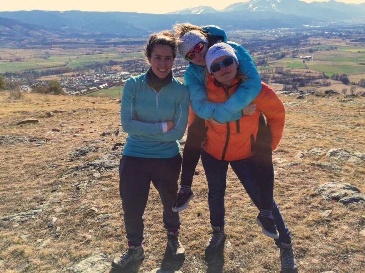 Les filles du Pôle Espoir Vol libre option parapente