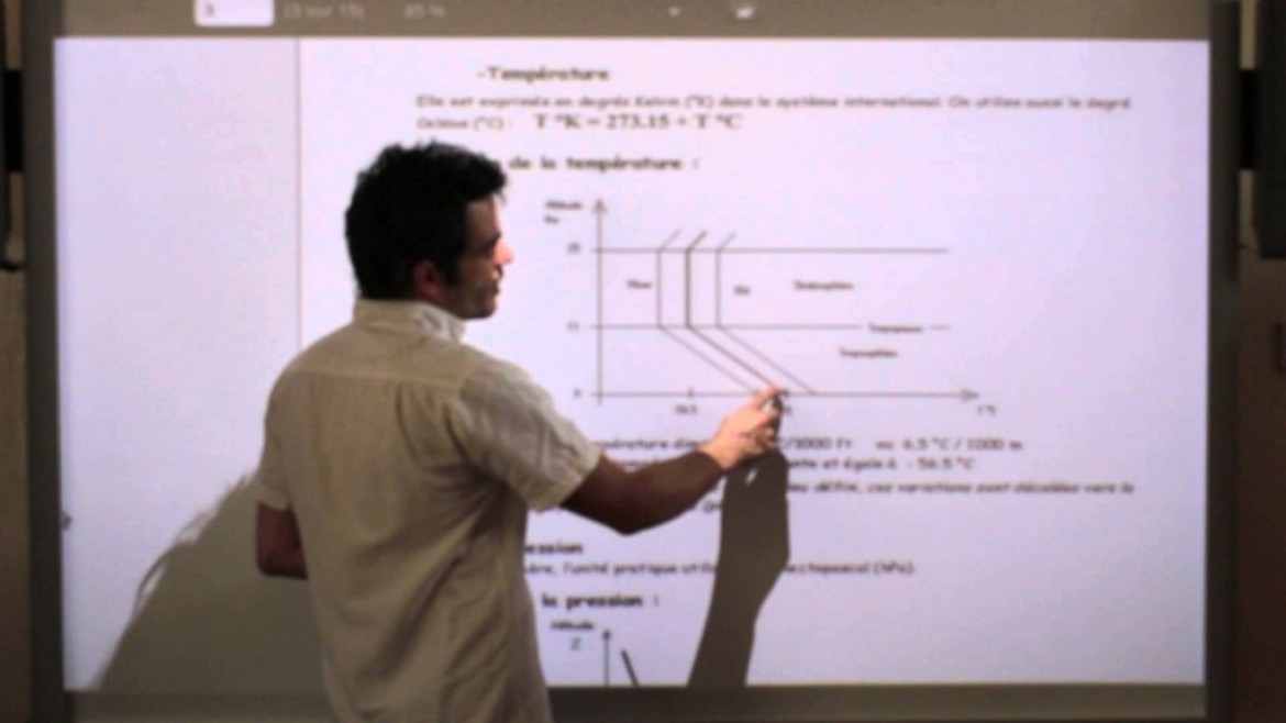 Suivez par vidéo les cours sur l’aérodynamique avec David