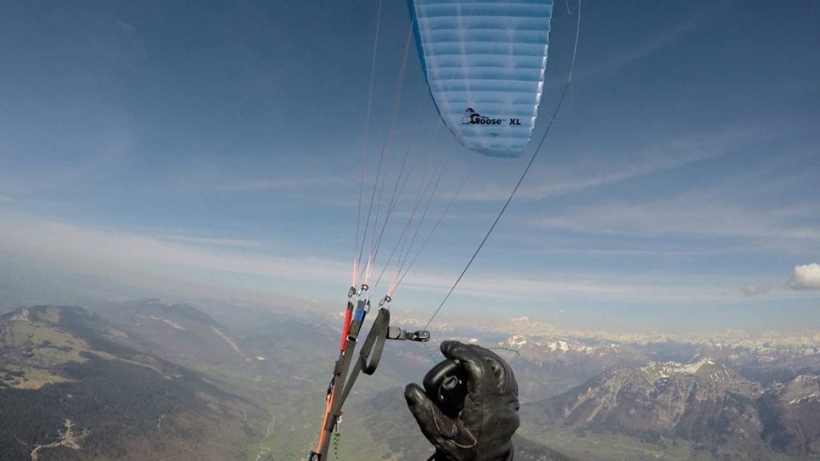 Le triangle de 70 km d’Eric en LITLLE CLOUD Goose MK2