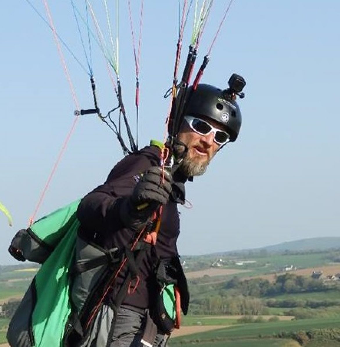 Alan Le Berre, encore un jeune pilote mais déjà beaucoup de vols dans le vent fort