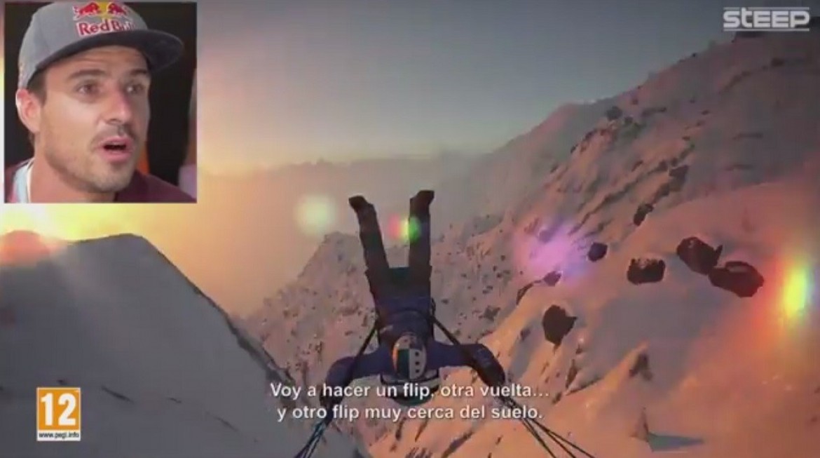 Horacio Llorens joue au jeu Ubisoft outdoor “Steep”