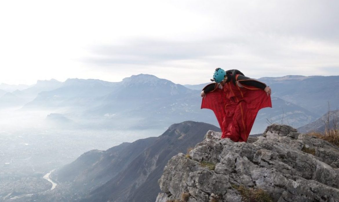 Hugues, moniteur de parachutisme, wingsuiter mais très parapente aussi !