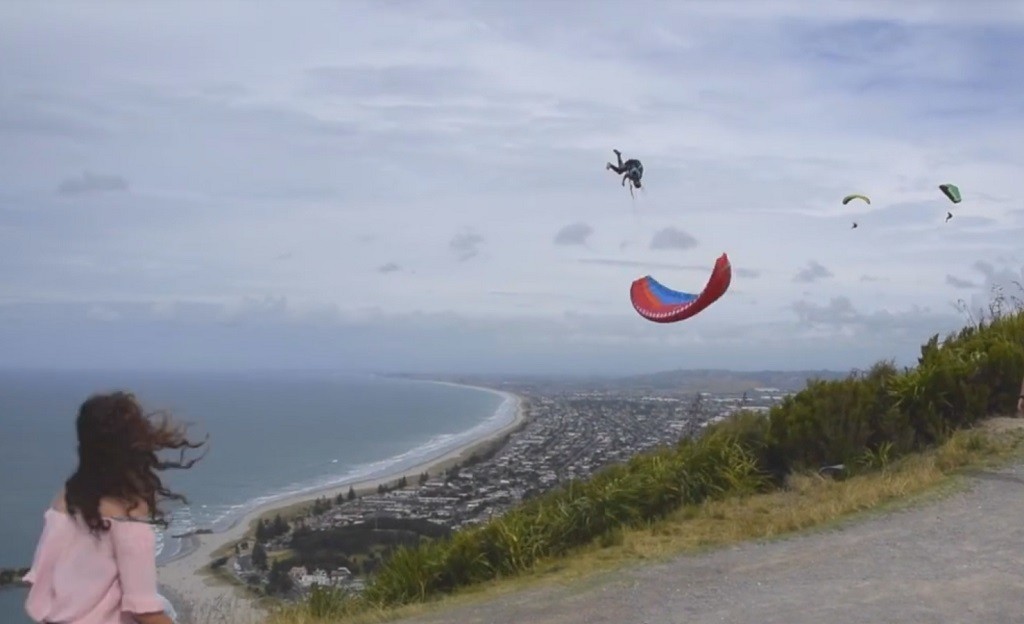 Session soaring de “crazy pilots” en Rapido à Mauao (Nouvelle Zélande)