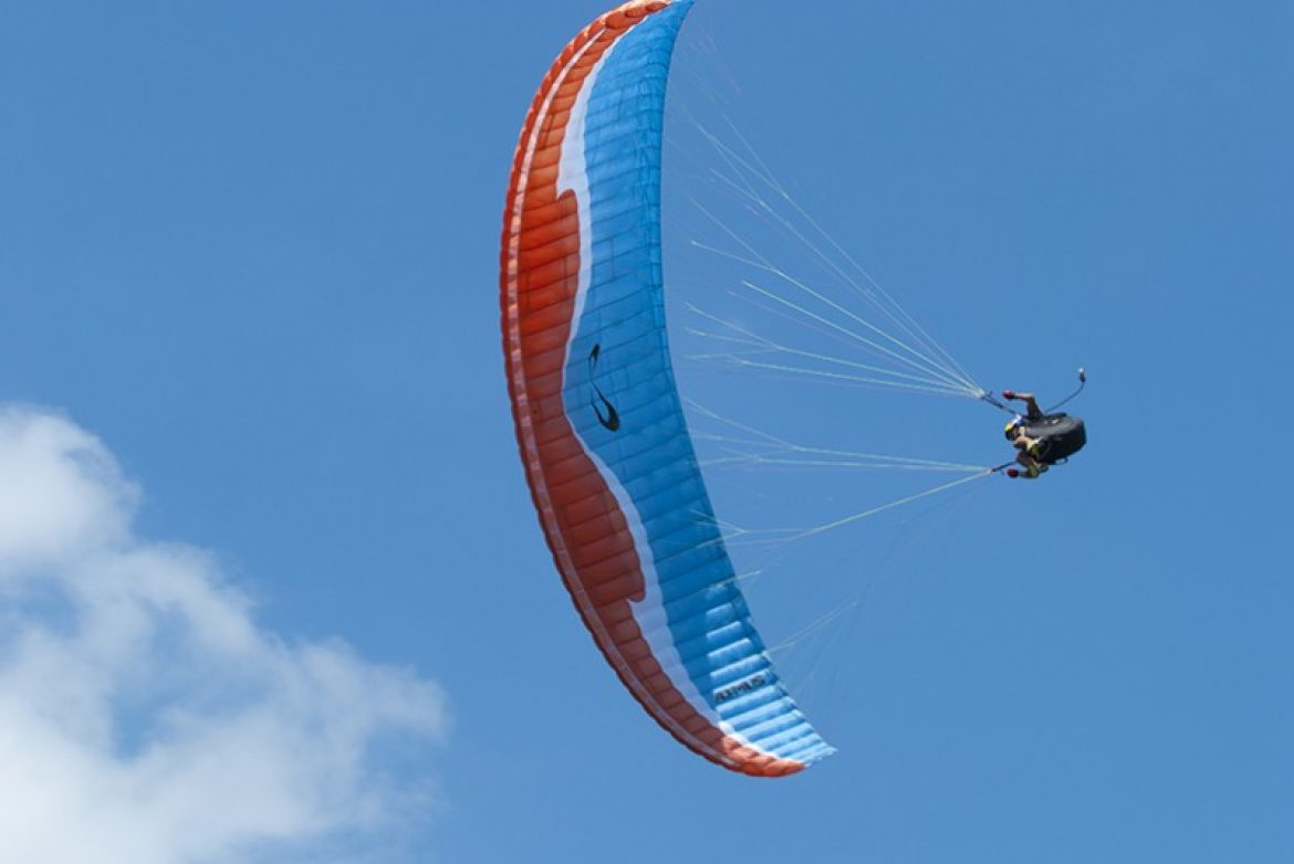 Essai de l’aile EN B SOL Atmus One par Laurent Van Hille