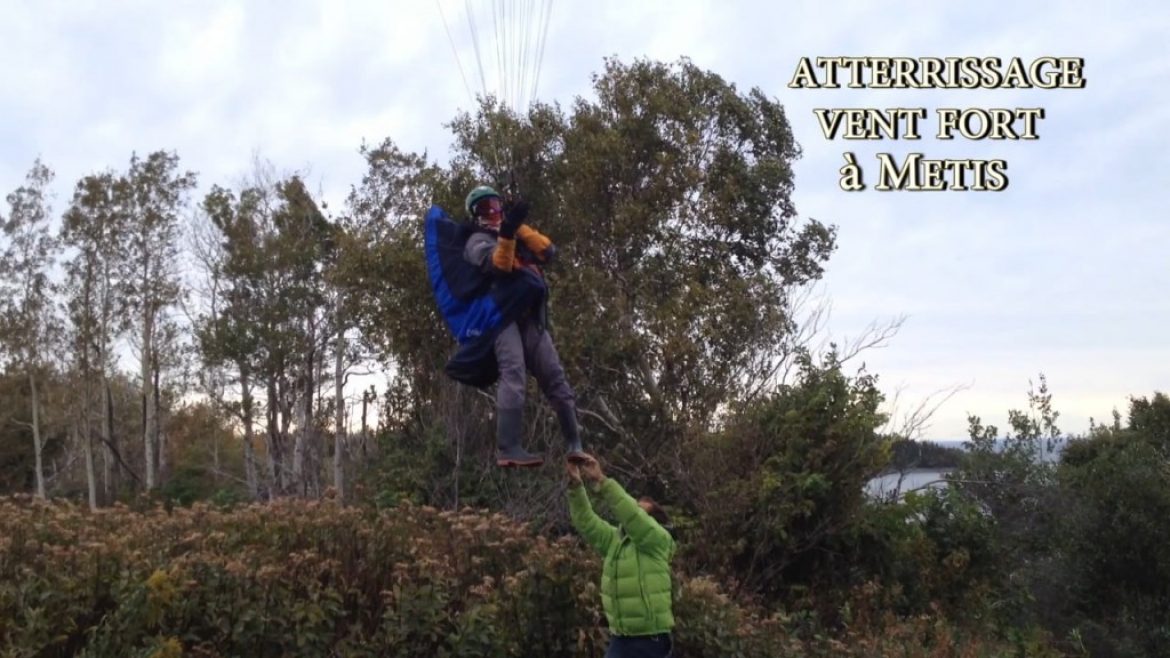 Atterrissage parapente par vent fort, que faut-il faire?