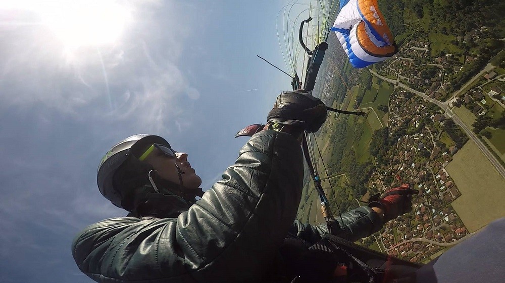 Axel Fornasier, un jeune apprenti pilote acro plein d’espoir