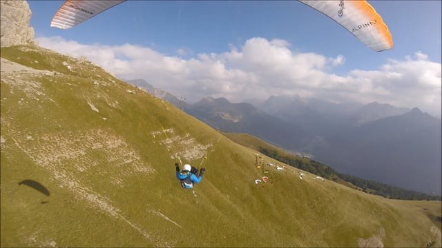 Ballade dans les Dolomites avec la caméra suiveuse Skybean