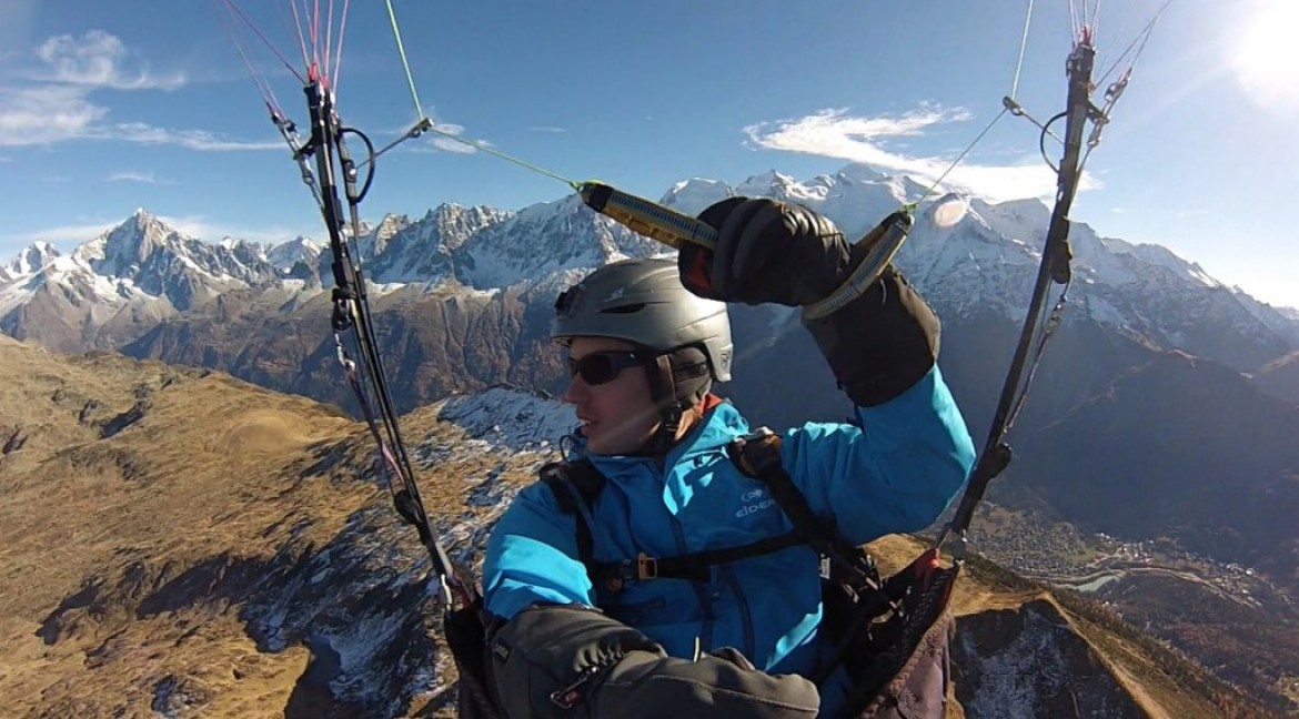 Ballade en parapente autour de Chamonix