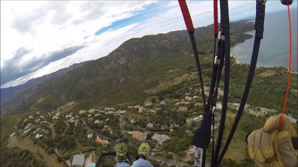 Ballade parapente à Saint Florent (Corse)