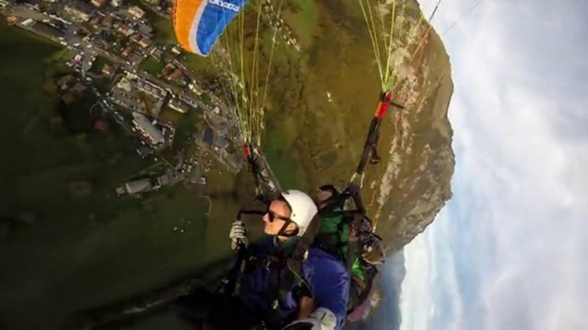 Baptême parapente à Mieussy avec l’école Les Choucas