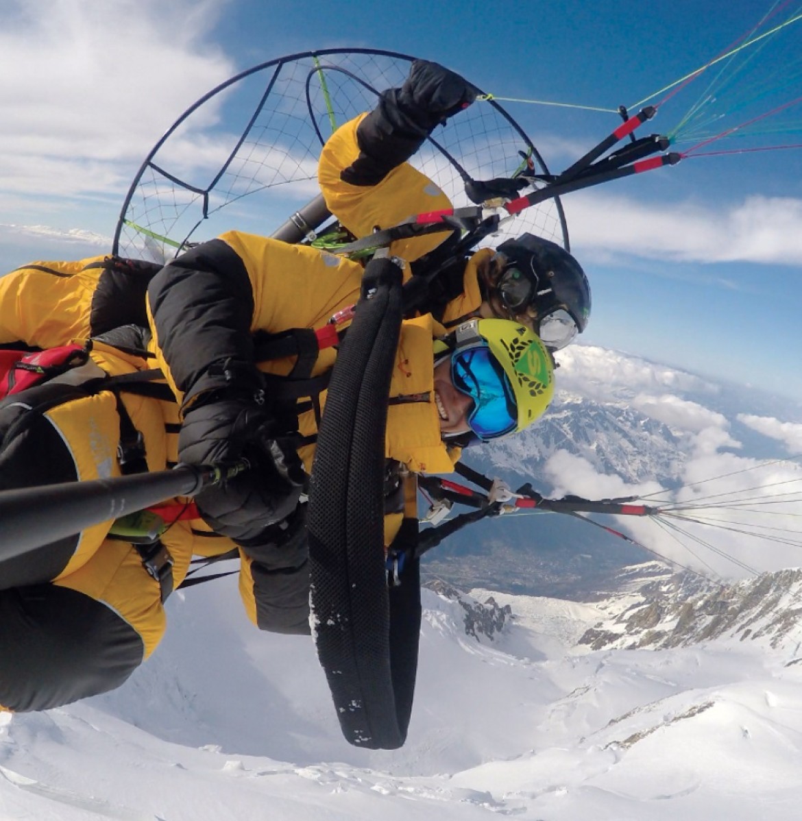 Baptême paramoteur simple ou acro à Val Thorens avec Tim Green