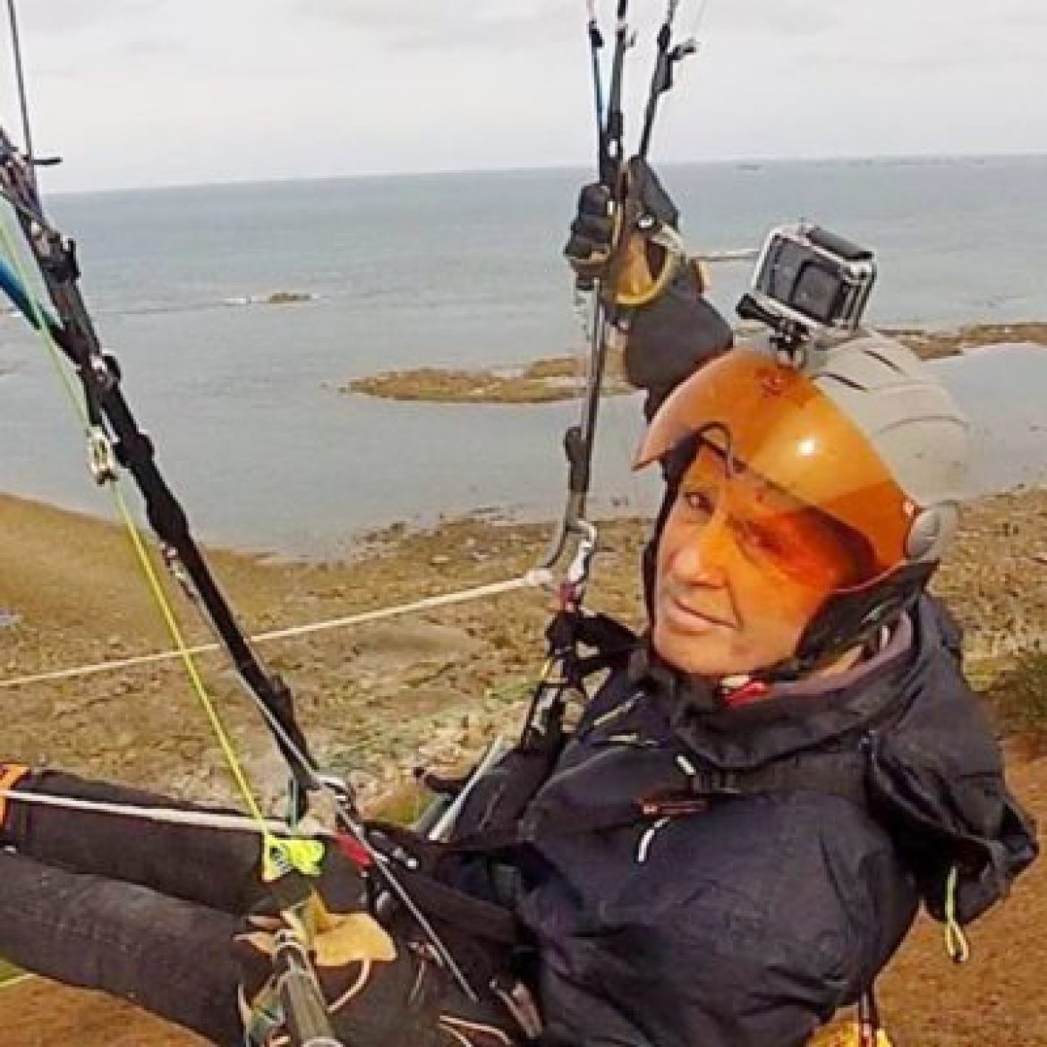 Bruno Campin, un pilote à l’aise en mini-voiles dans le vent fort