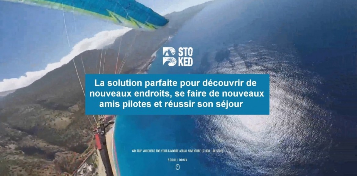 Bstoked, la plateforme dédiée au voyage parapente dans le Monde