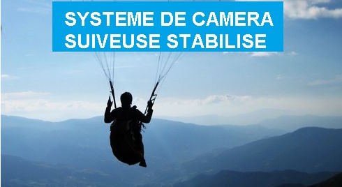 Système caméra stabilisé pour vols tranquilles ou engagés