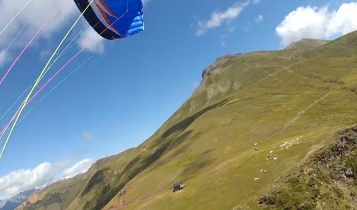 Vol sur le site parapente Castejon de Sos – Liri (Espagne)