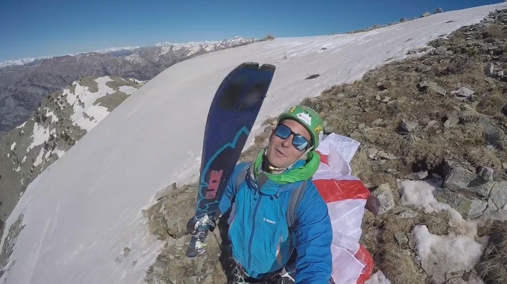 Combo ski et parapente avec François Ragolski