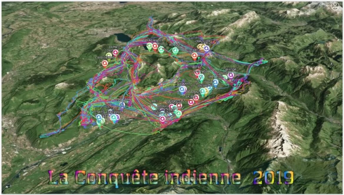 La conquête indienne, compétition très conviviale organisée à Montlambert (73)