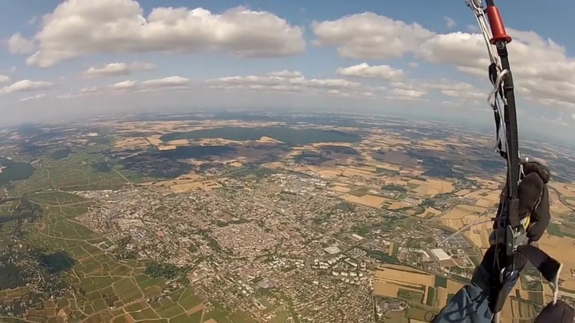 Cross parapente de Martin Morlet de Nemours à Macon (278 km)