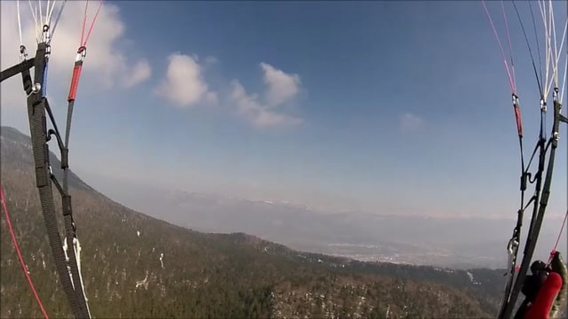 Cross parapente de reprise de Bertrand Gabolde au Banchet (73)