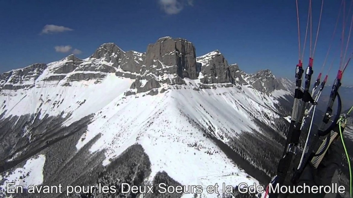 Cross parapente d&rsquo;Emmanuel dans le Vercors de 105 km
