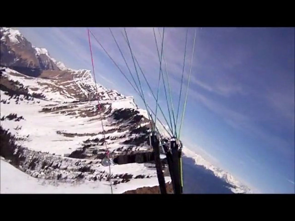 Cross parapente depuis le col d&rsquo;Arpettaz avec Josselin